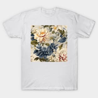 Shabby Chic Flowers Pattern 11 T-Shirt